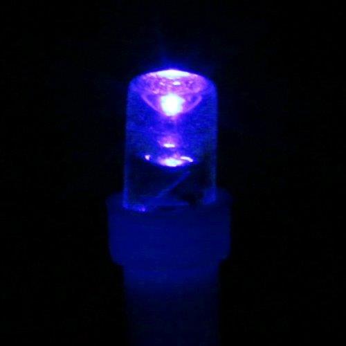 LED Diode-lampe T5 / W2x4.6d - Blå farge - 2 Pakk