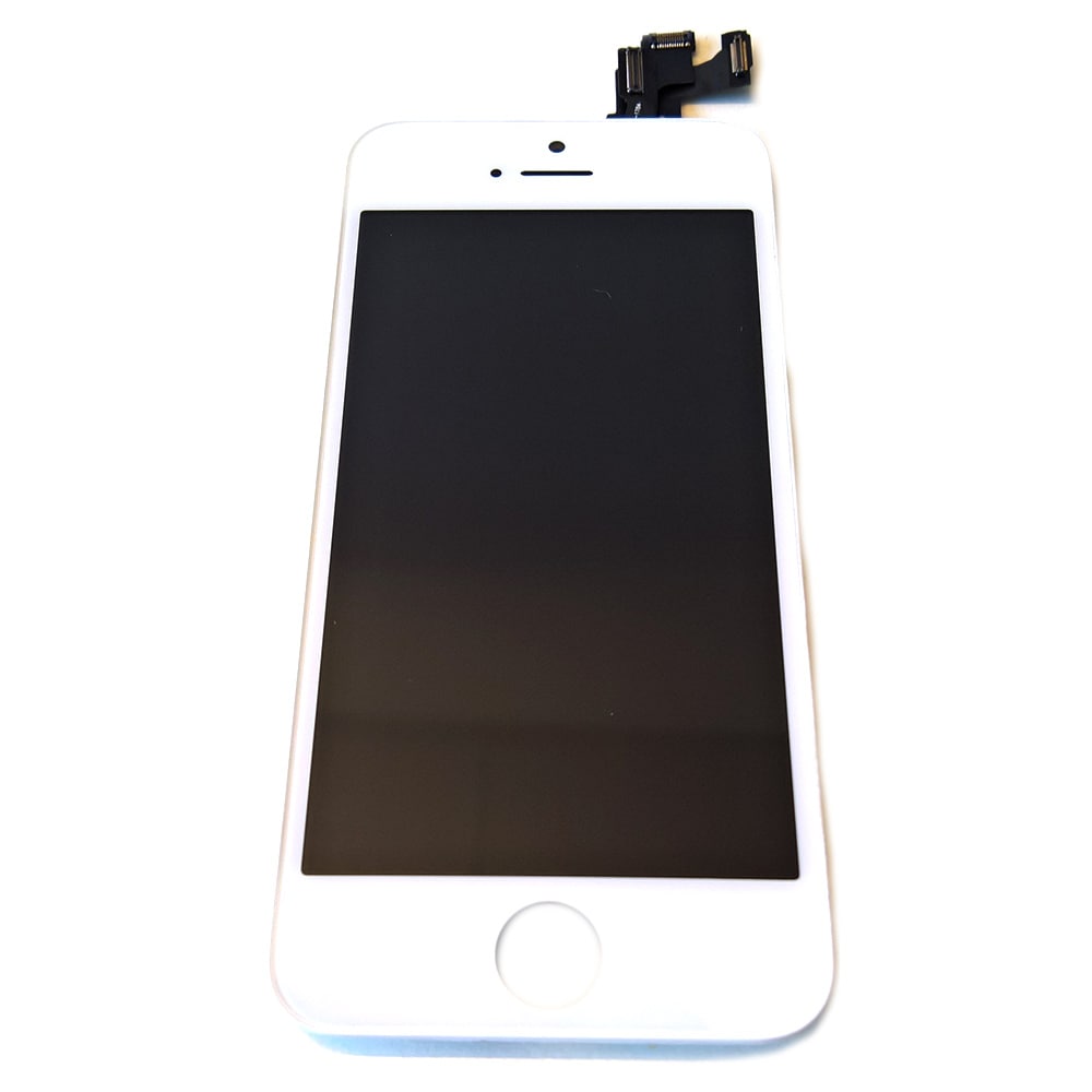 iPhone 5S LCD + Touch Display Hvit - Komplett