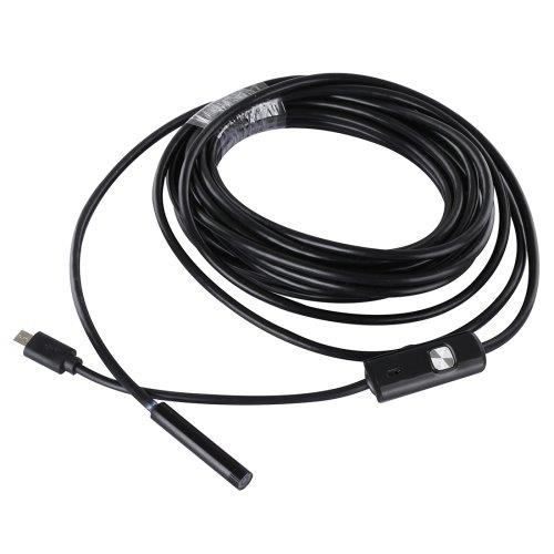 Inspeksjonskamera for mobiltelefoner - 5 meter med LED-lys og USB-tilkobling