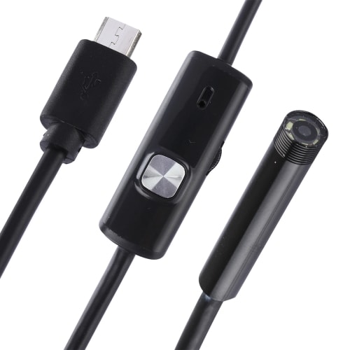 Inspeksjonskamera for mobiltelefoner - 5 meter med LED-lys og USB-tilkobling
