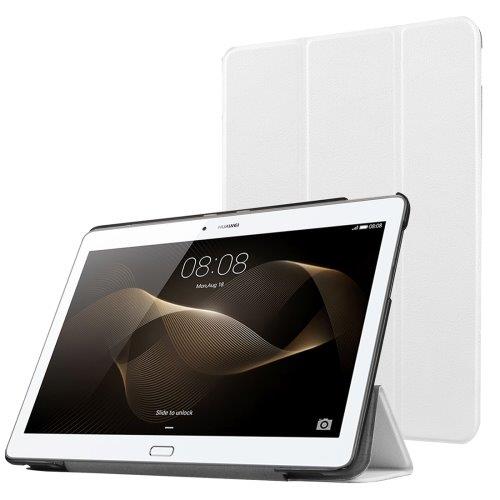 Futteral Trifold Huawei MediaPad M2 10 - Hvit farge