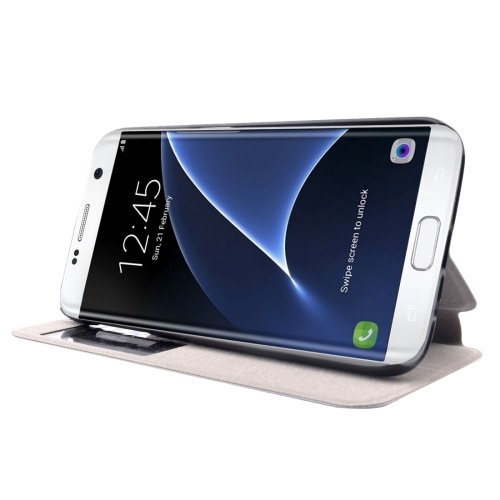 Samsung Galaxy S7 Edge Futteral med vindu