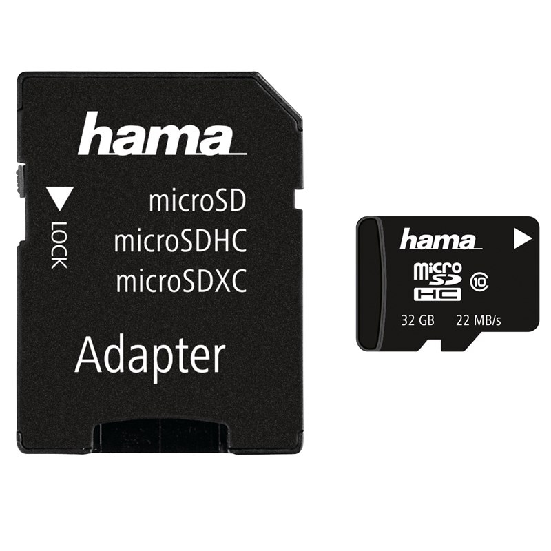 32GB HAMA MicroSDHC CL10