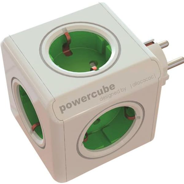 PowerCube Original - uttak 5 Grønn