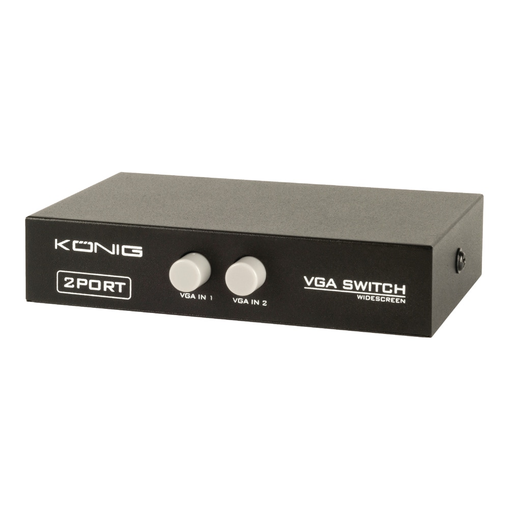 König VGA-switch med 2 porter