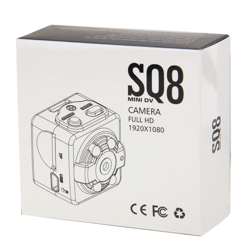 Spionkamera Mini Full HD 1080P 30fps DV IR Sensorstyrt