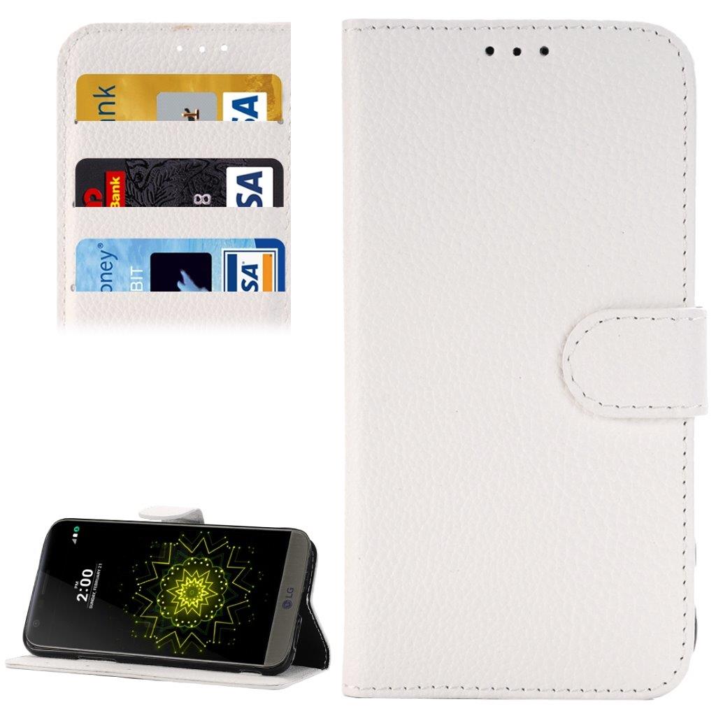 Futteral med kredittkortlomme og holder til LG G5