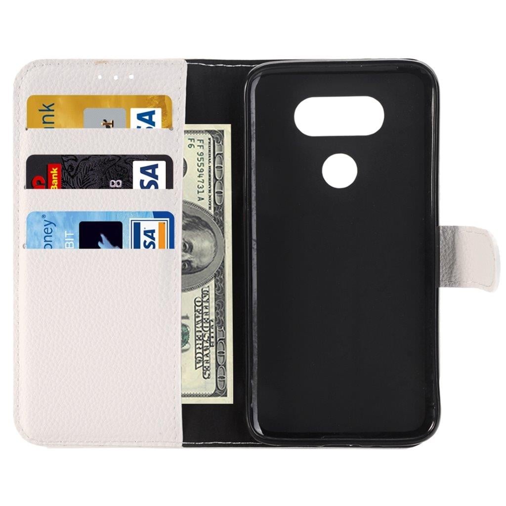 Futteral med kredittkortlomme og holder til LG G5