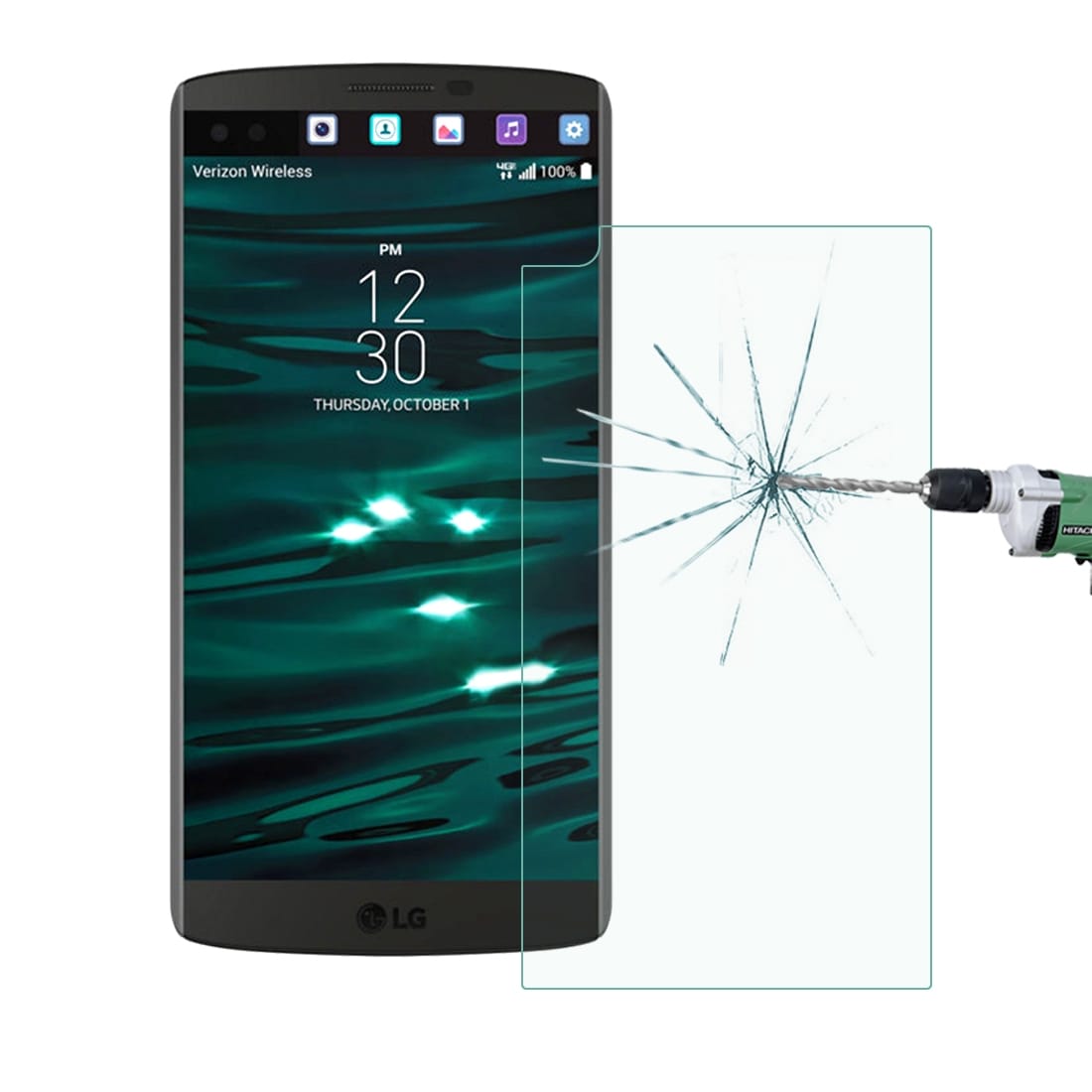Temperert Glassbekyttelse til LG V10 - 2-pakk