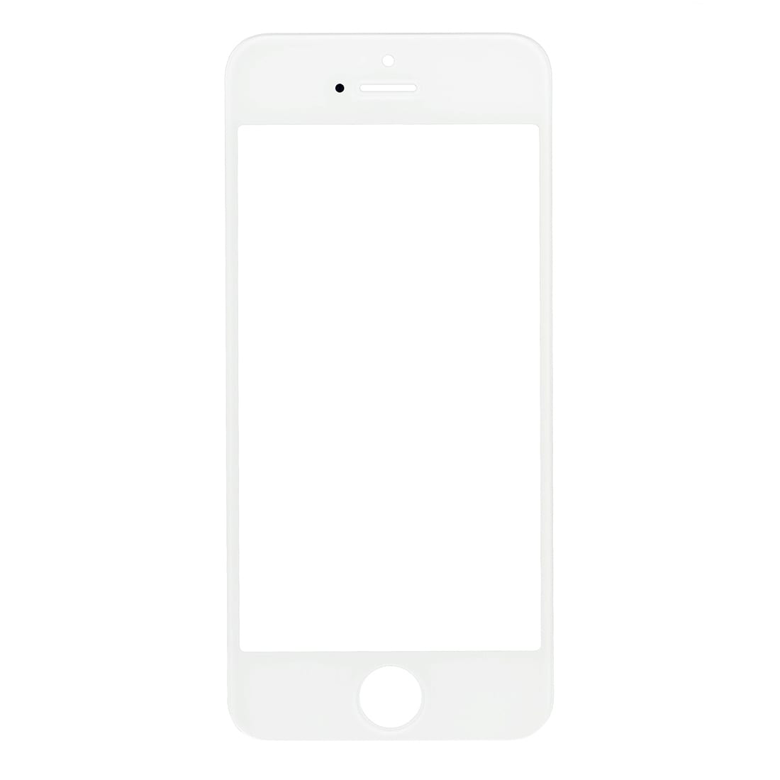 Glass linse til iPhone SE - Hvit