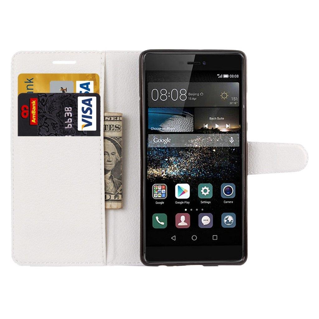 Futteral med kredittkortlomme og holder til Huawei P9