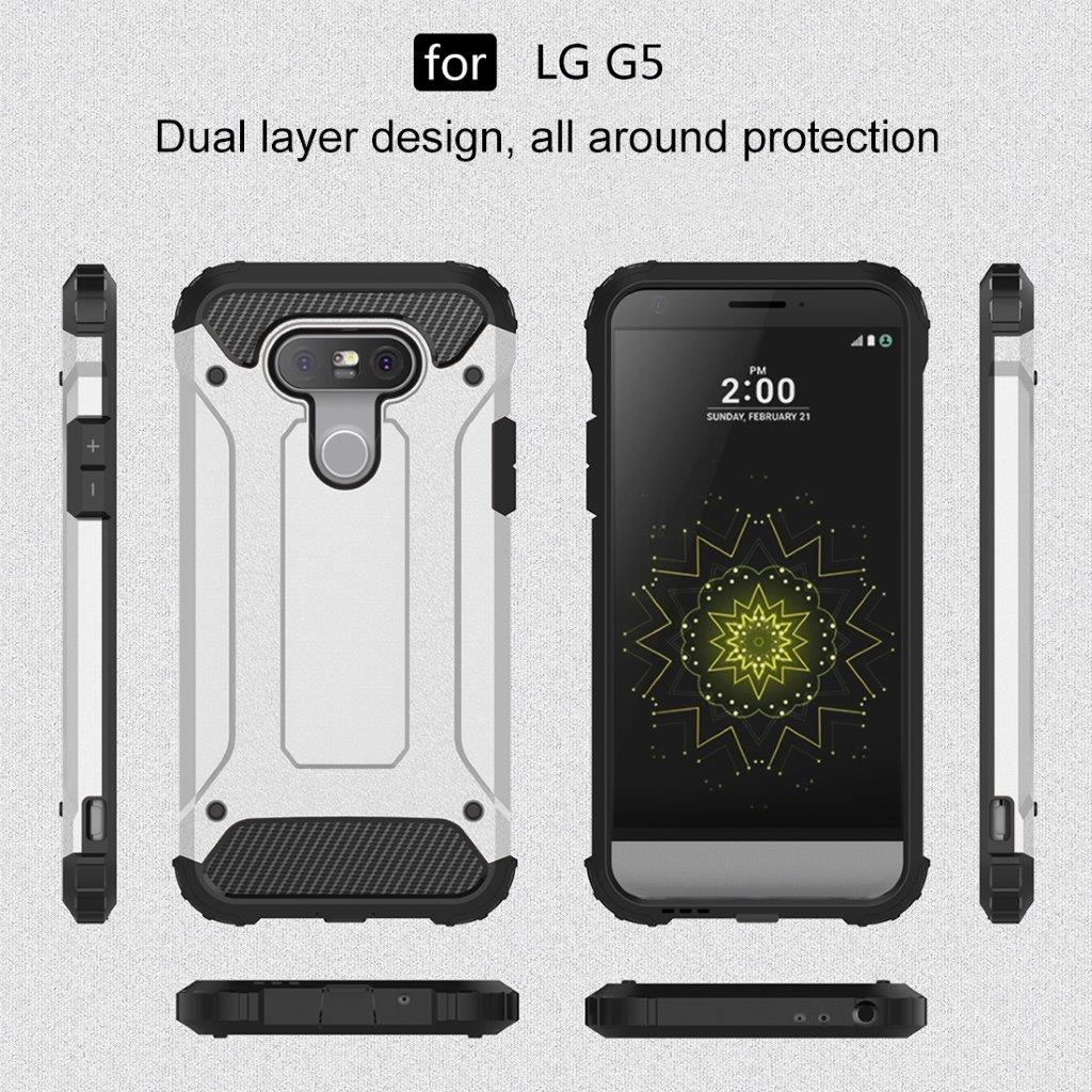 Armor Skall til LG G5 Sølv