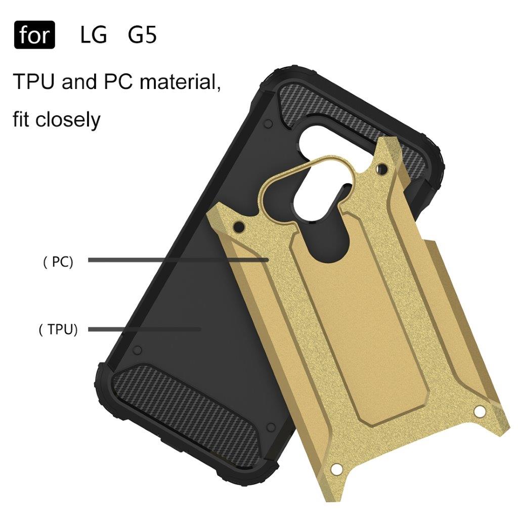 Mobilskall Armor til LG G5 Gull