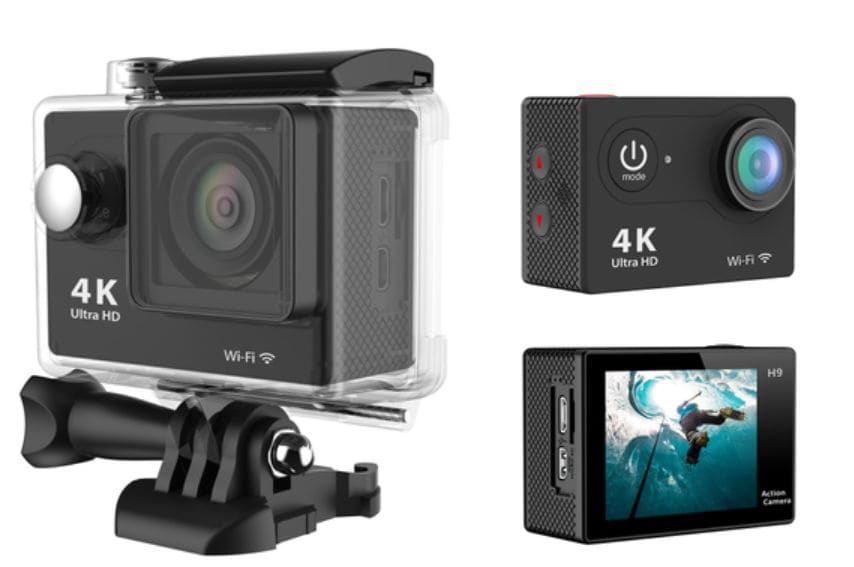 Aksjonkamera H9 4K/12MP/Ultra HD Sportskamera