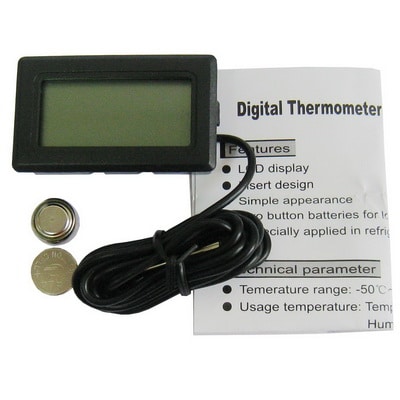 Mini LCD Digital termometer for Fryseren / Kjølen