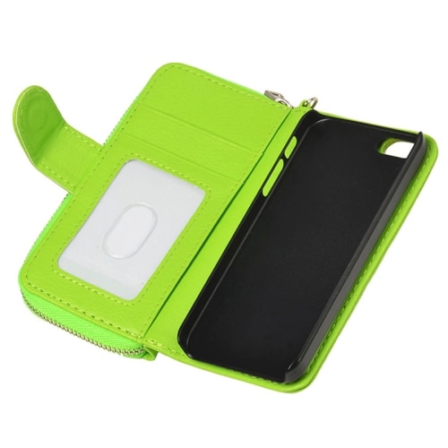Lommebok iPhone 5 & 5s & SE - Grønn