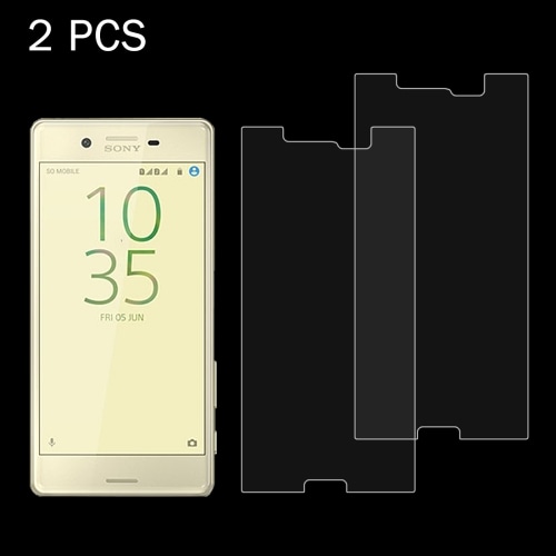 Glassbekyttelse Sony Xperia X Performance- 2 Pakk skjermbeskyttelse i glass