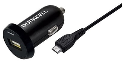 Duracell Billader USB 2,4A Sort