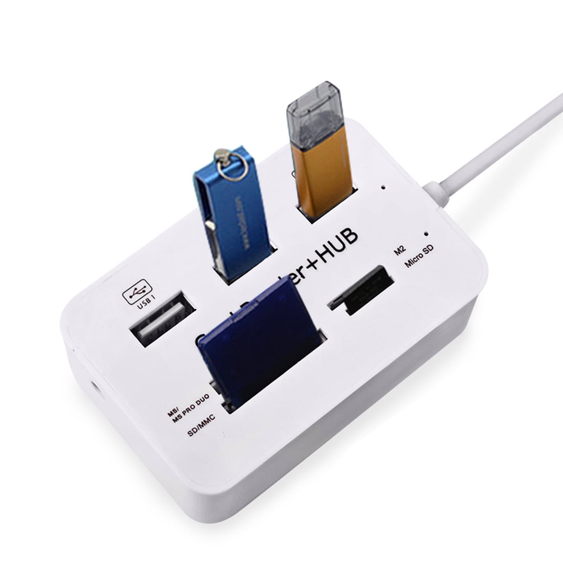 USB Kortleser / Hubb 3.1 Type-C - 5 Gbps