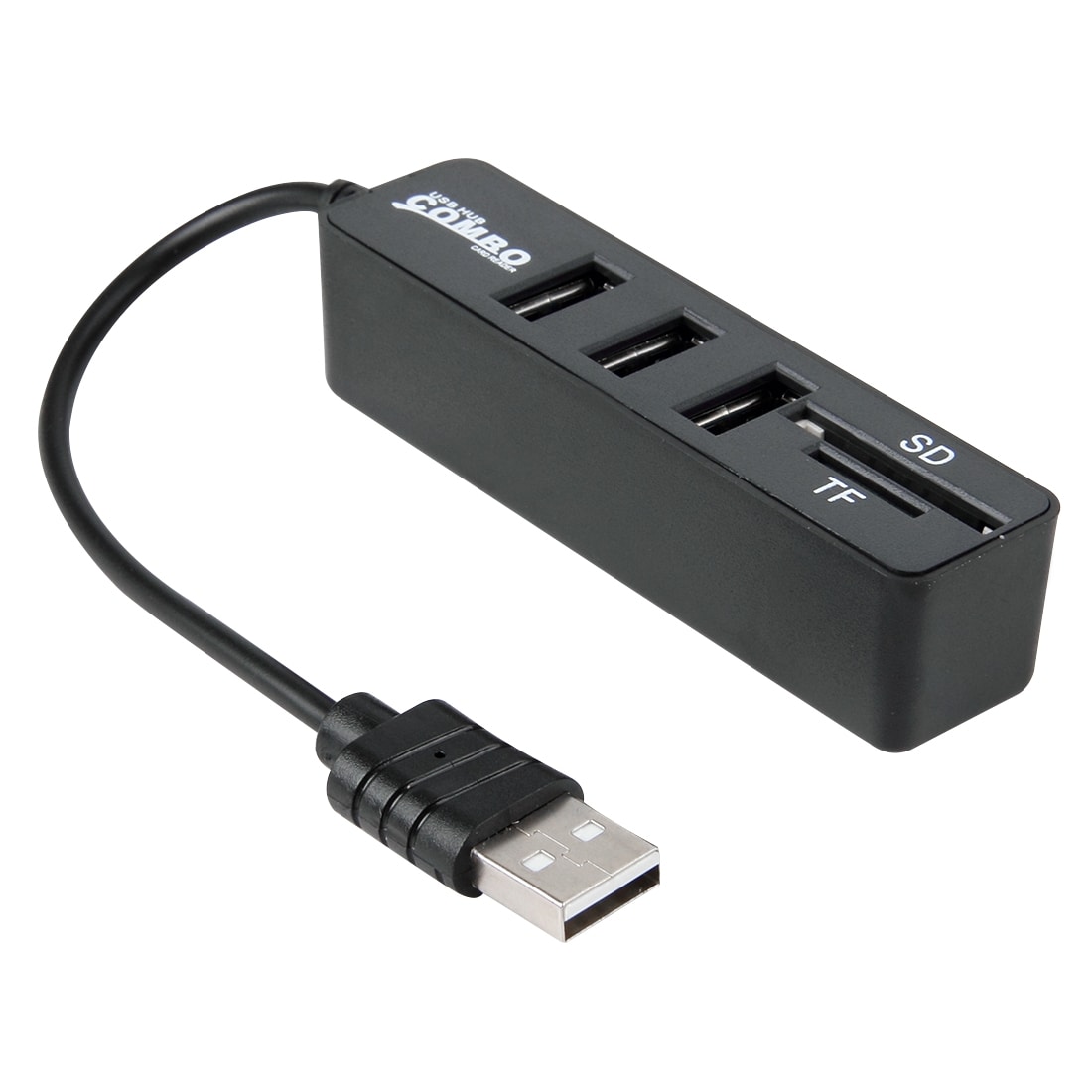 USB-kortleser/hub - 2in1