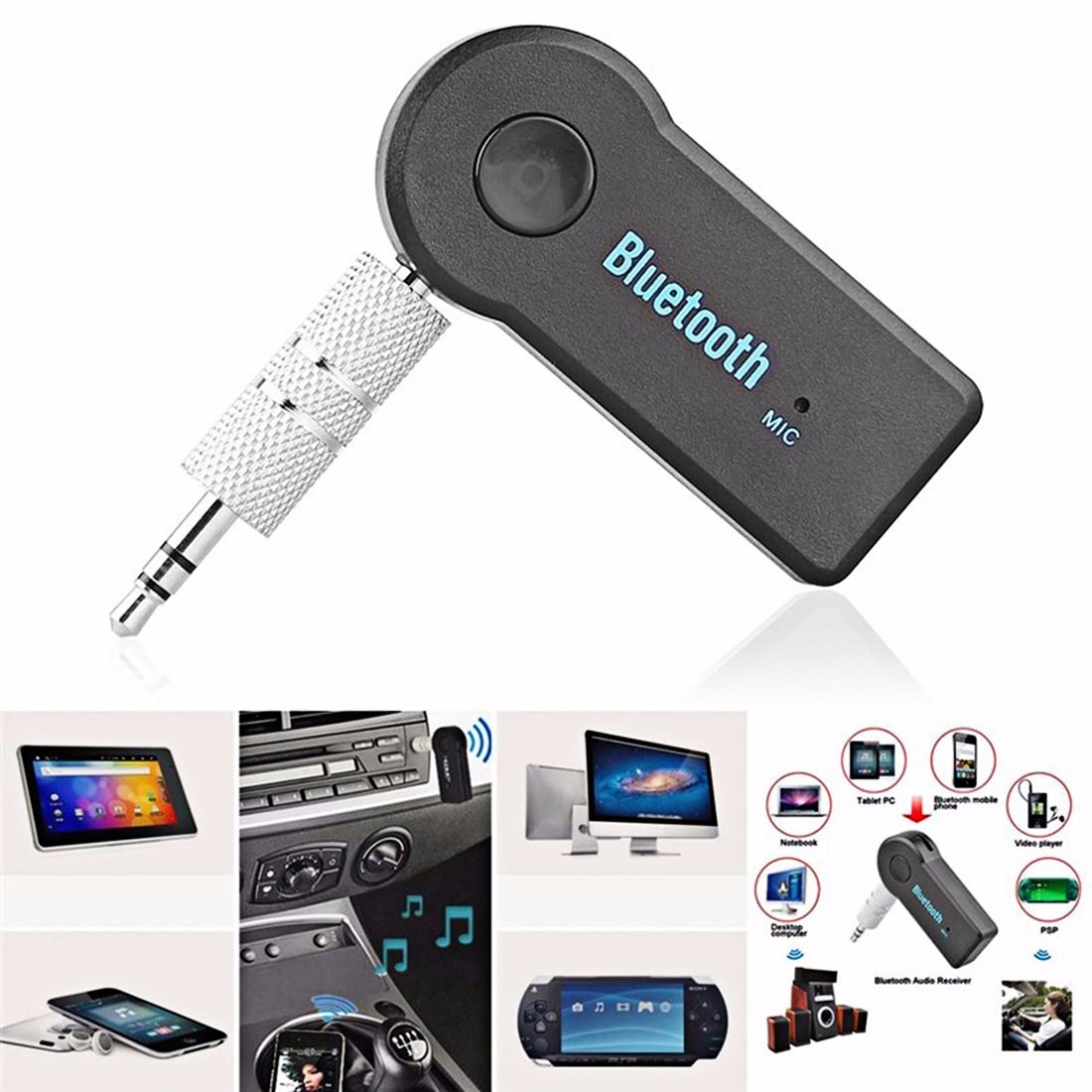 Bluetooth mottager iPhone / iPad / Bil / Headset / Stereo