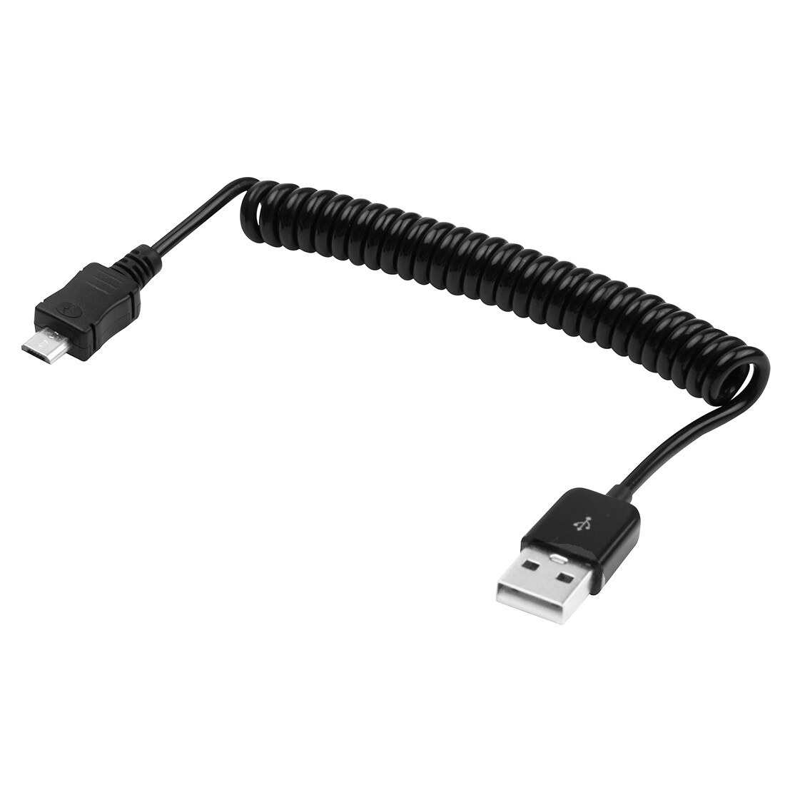 Flokefri uttrekkbar Micro-USB kabel - 24-90cm lang