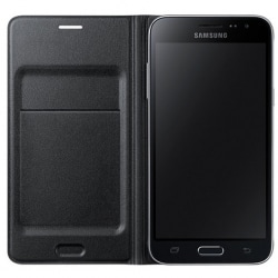 Samsung Flipfutteral EF-WJ320PB til Galaxy J3 Sort