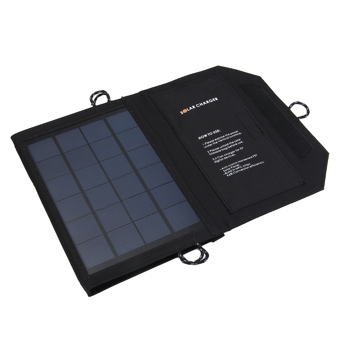 Kraftig Solcellelader for Mobiltelefon 7W 1.4A