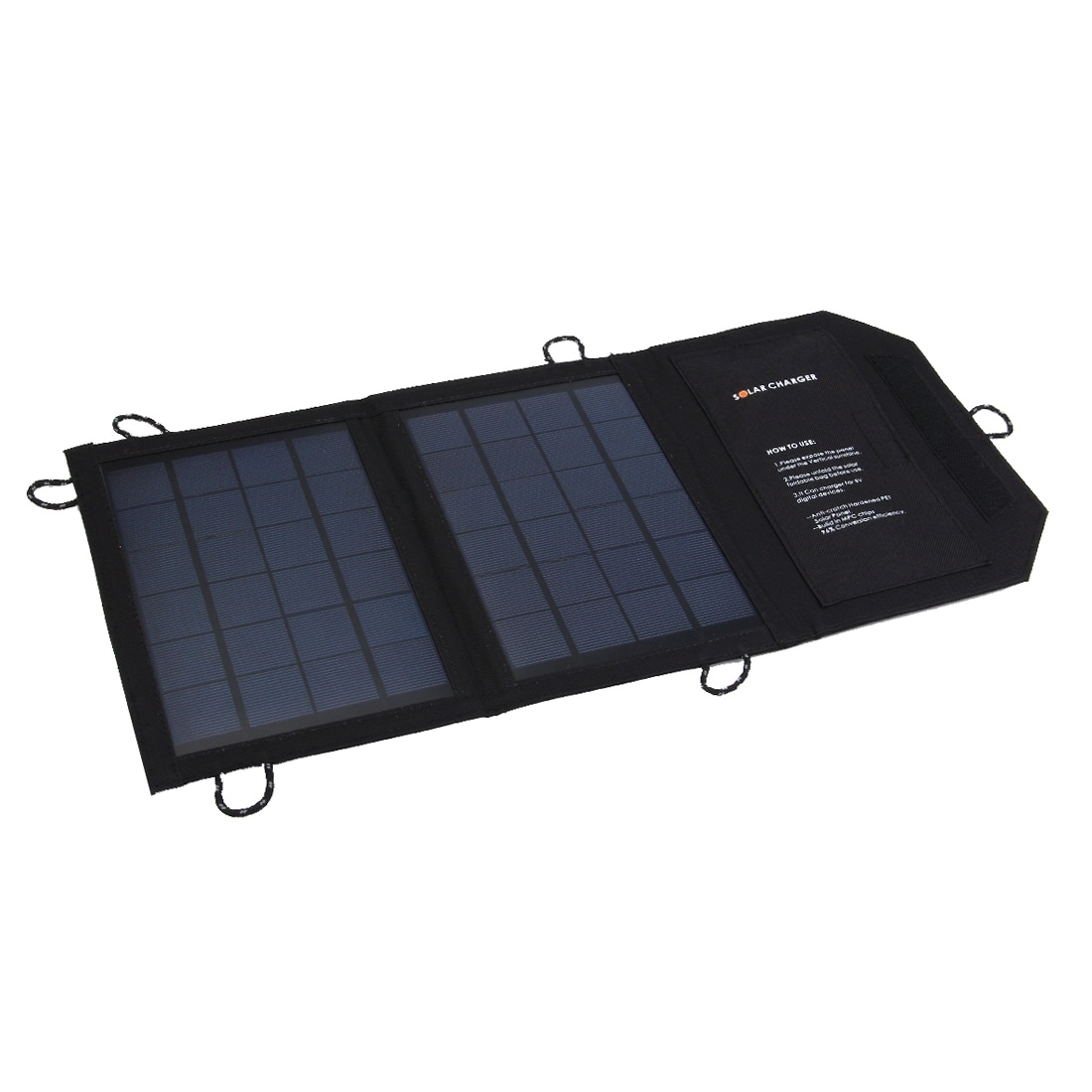 Kraftig Solcellelader for Mobiltelefon 7W 1.4A