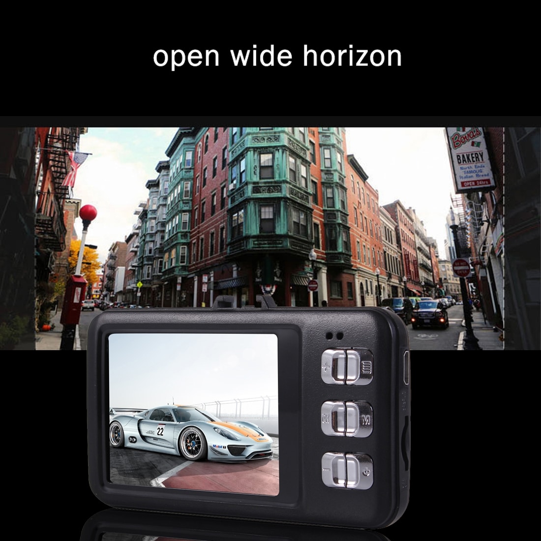 Full HD Bilkamera - 2,4" TFT skjerm