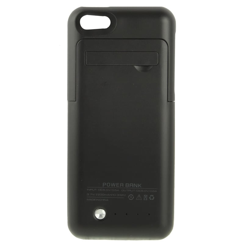 Batteriskall / Batterifutteral iPhone 5C - 2200mAh