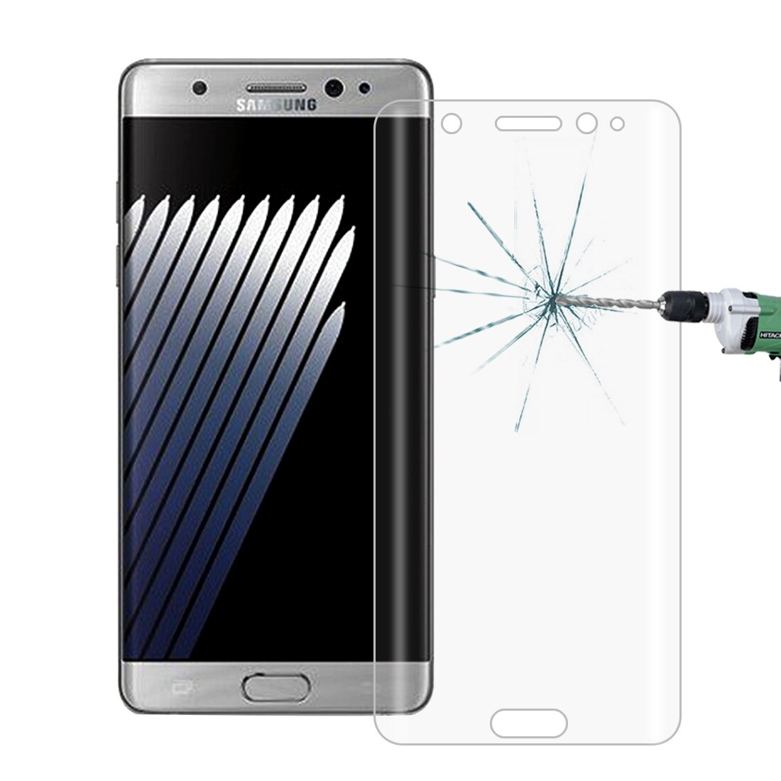 Bøyd Skjerbeskyttelse glass Samsung Galaxy Note 7