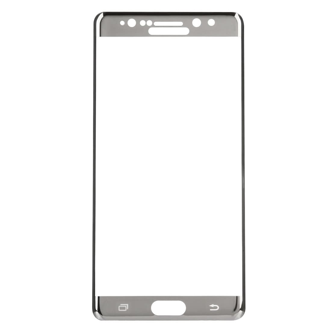 Bøyd Skjermbeskyttelse i glass Samsung Galaxy Note 7 - Sølvfarge