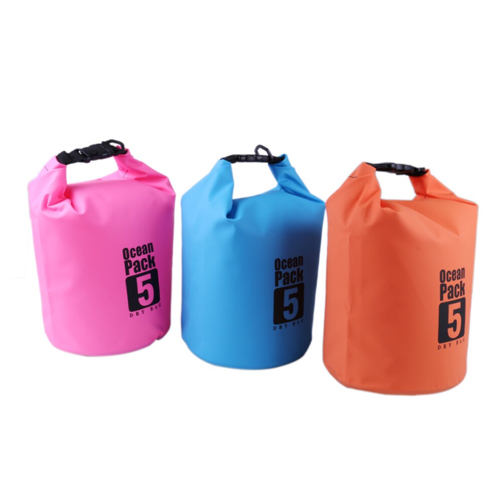 Vanntett Bag / Dry Bag - 5 Liter Rosa Tørrsekk