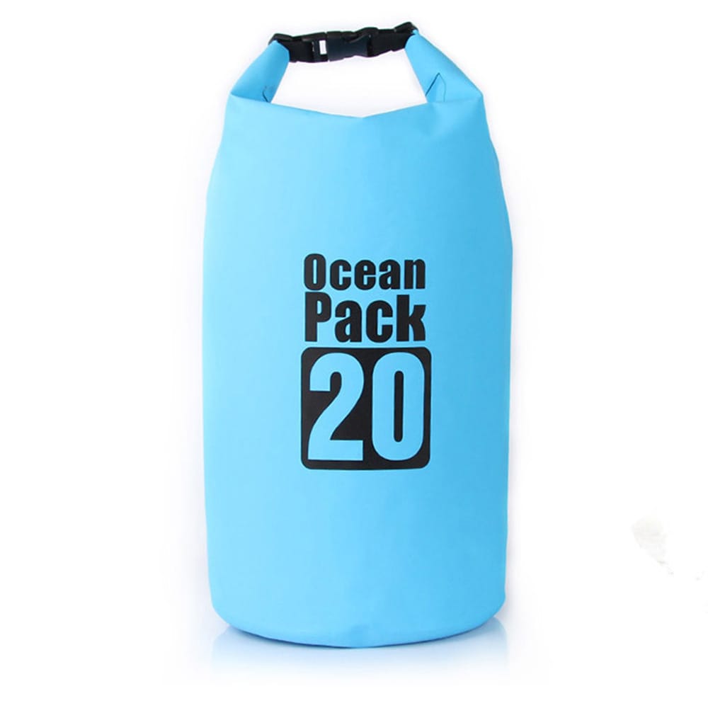 Vanntett Bag / Dry Bag - 10 Liter Blå Tørrsekk
