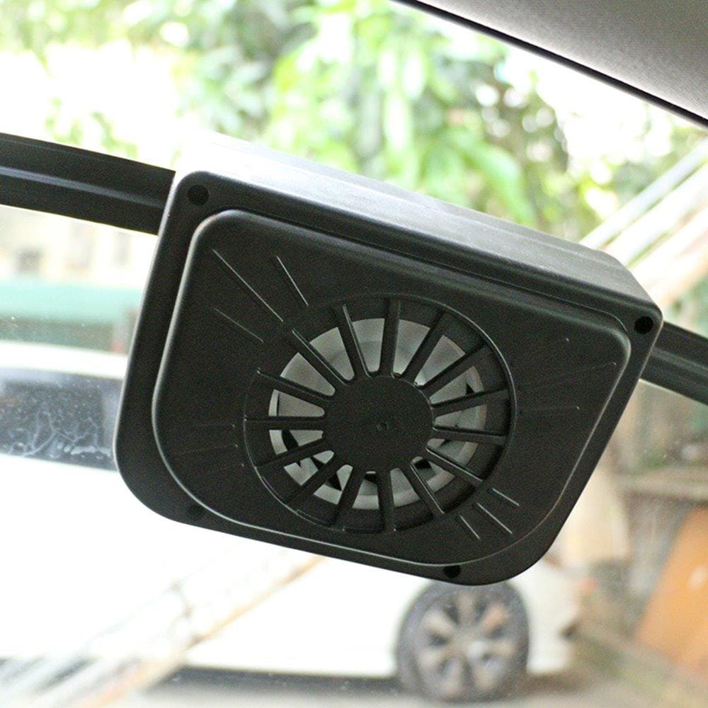 Solcelledrevet bilvifte til vinduet - Hold bilen kjølig