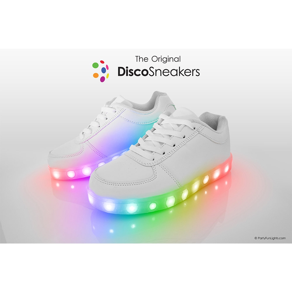 DiscoSneakers Hvite Str 35