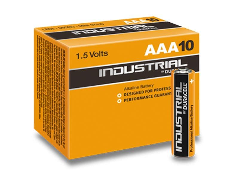 Batteri Duracell INDUSTRIELL MN2400 / LR03 Micro AAA (10 Stk)