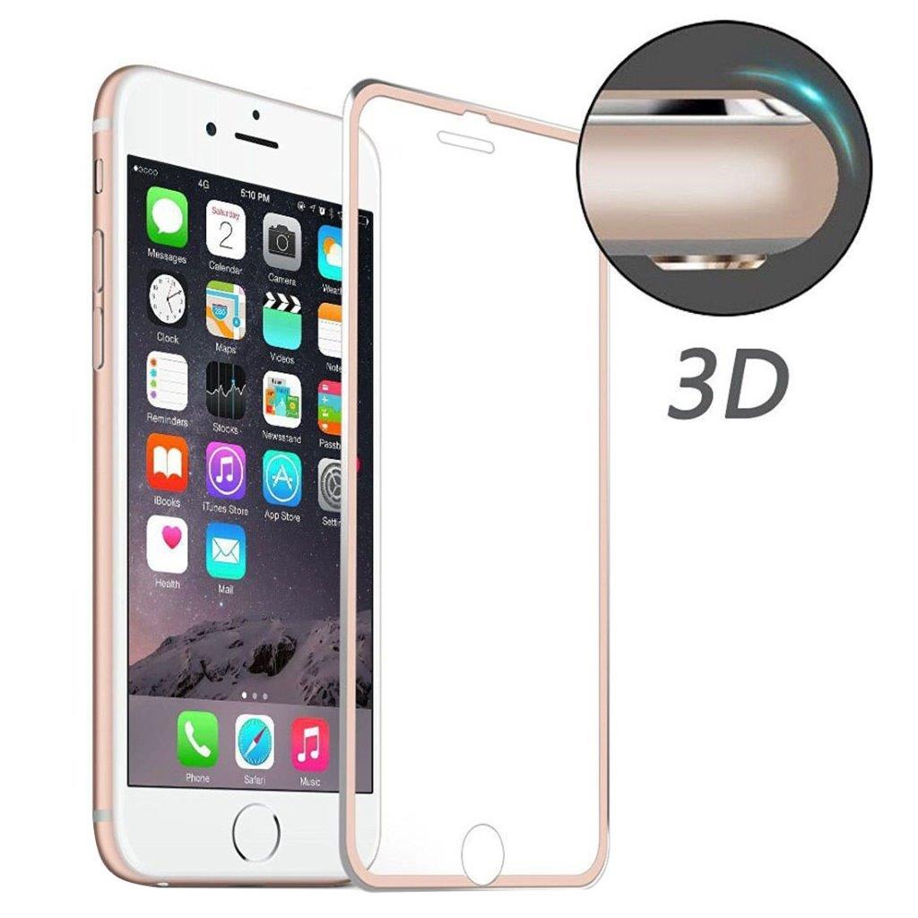 Herdet Glassbeskyttelse iPhone 7 Plus - Bøyd Rose Gull