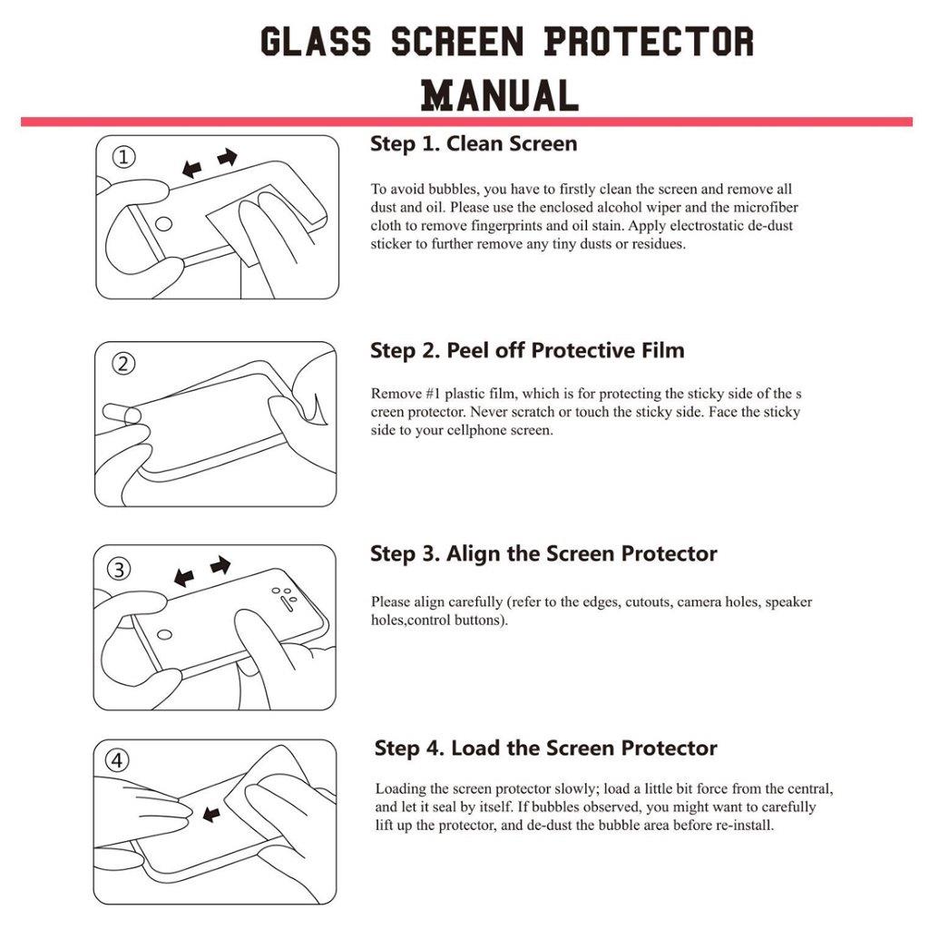 Herdet Glassbeskyttelse iPhone 6 Plus - Bøyd Sølv