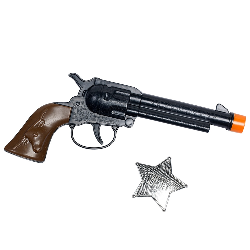Pistol + Sheriffstjerne