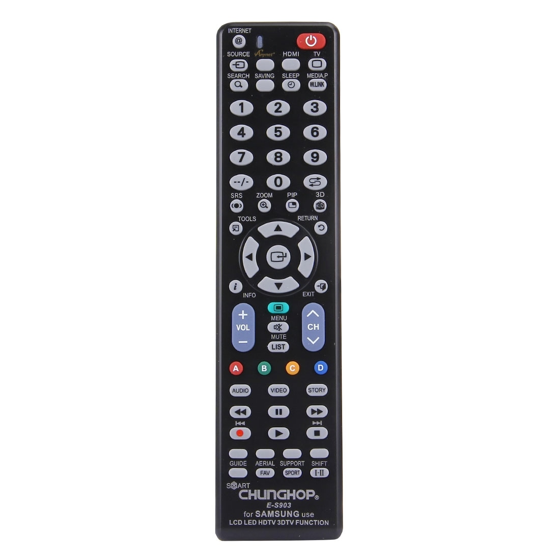 Universalfjernkontroll for Samsung TV – LED, LCD og 3D