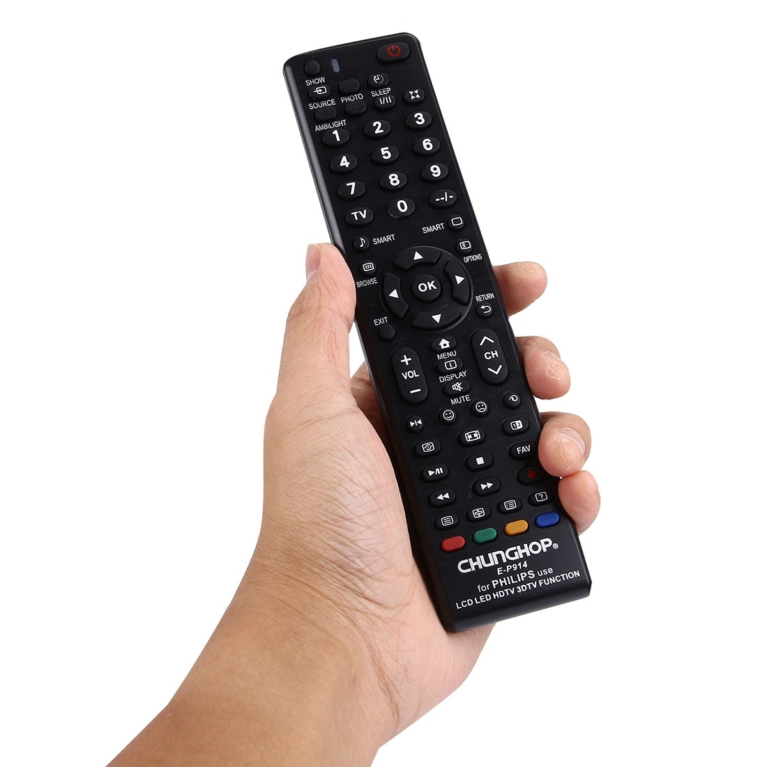 Universalfjernkontroll for Philips TV – LED, LCD og 3D