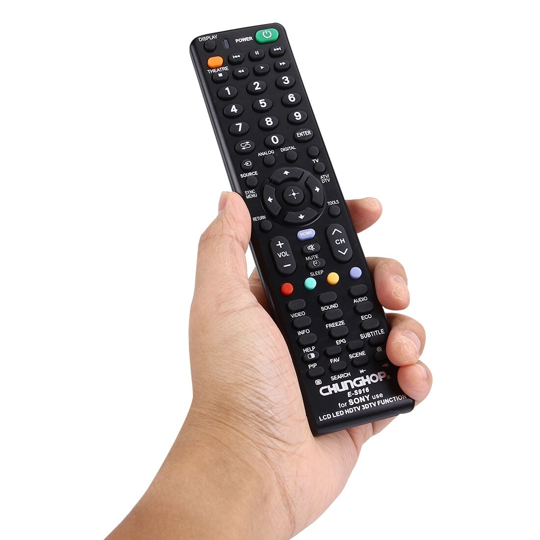 Universalfjernkontroll for Sony TV – LED, LCD og 3D