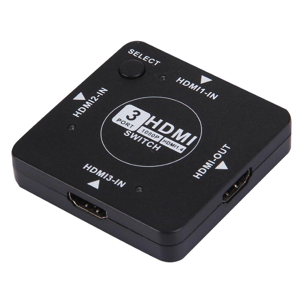 HDMI Auto Switch / fordeler 3 Ports 1.4 Type 1080P