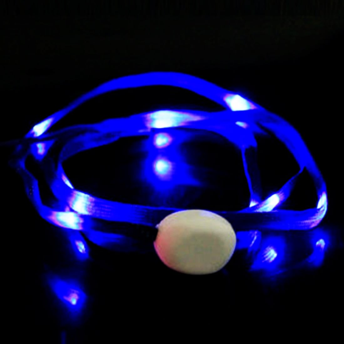 Blå LED lysende skolisser - 1Par
