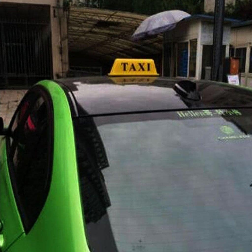 Magnetisk TAXI skilt med belysning