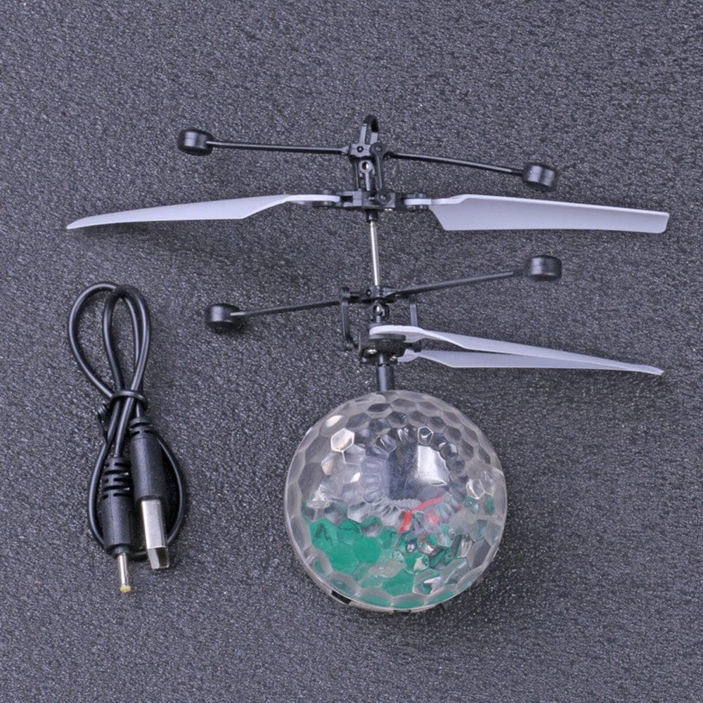 Flyvende ball / Helikopter du styrer med luften - 7 fargers
