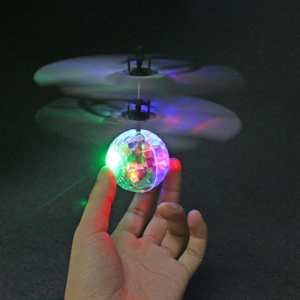 Flyvende ball / Helikopter du styrer med luften - 7 fargers