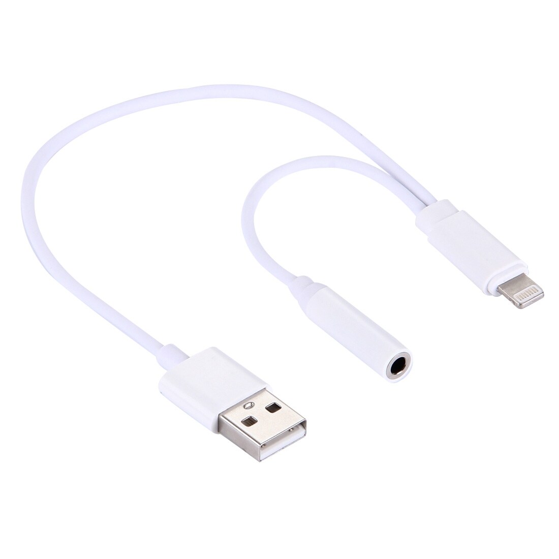 Ligthning & 3.5mm til USB lyd Adapter iPhone 7 / iPhone 7 Plus / iPhone